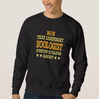 Sweatshirt Titre d'emploi de zoologiste Employé Travailleur Z