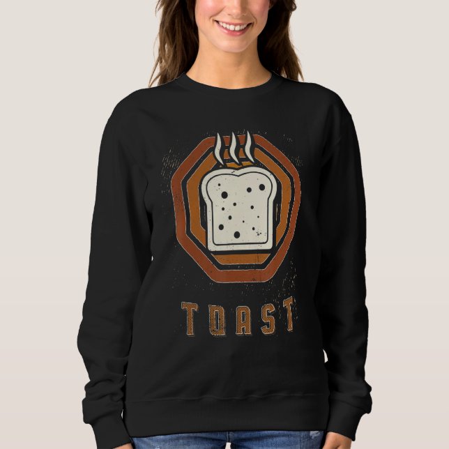 Sweatshirt Toast Vintage Retro Classic Love (Devant)