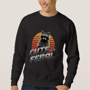 Sweatshirt Toddler Raccoon Garçon Enfants Funny Animal Racoon
