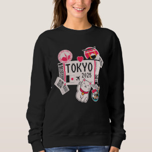 Sweatshirt Tokyo Urlaub Flugticket Tokyo 2025