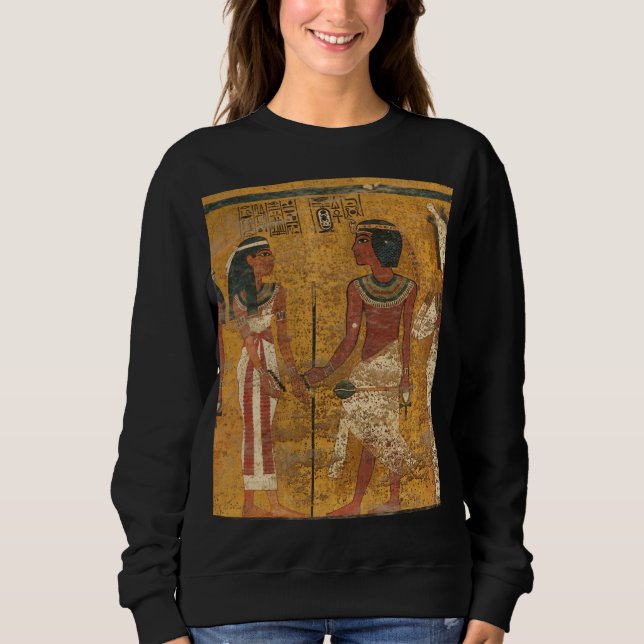 Sweatshirt Tombeau de Toutankhamon, Mur du Nord (Devant)