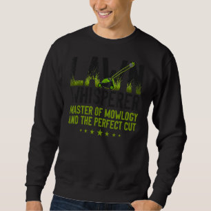 Sweatshirt tondeuse de pelouse papa père Landscaper Vintage L