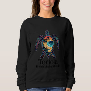 Sweatshirt Tortola B.V.I Îles Vierges britanniques Souvenir V