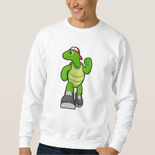 Sweatshirt Tortue à courir avec Casquette