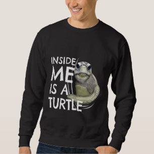 Sweatshirt Tortue à l'intérieur de moi Vêtements Drôle Enfant