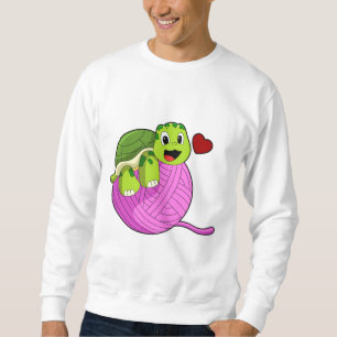 Sweatshirt Tortue avec balle de laine