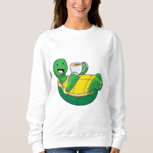 Sweatshirt Tortue avec tasse de café