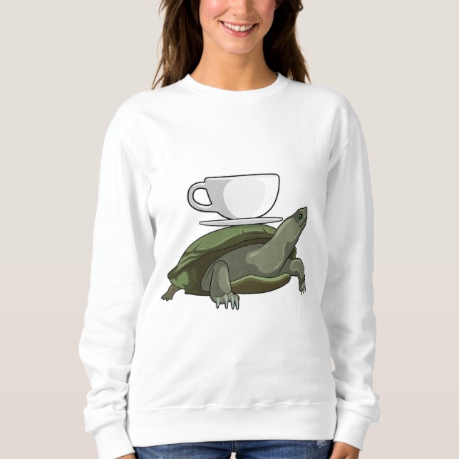 Sweatshirt Tortue avec thé (Devant)