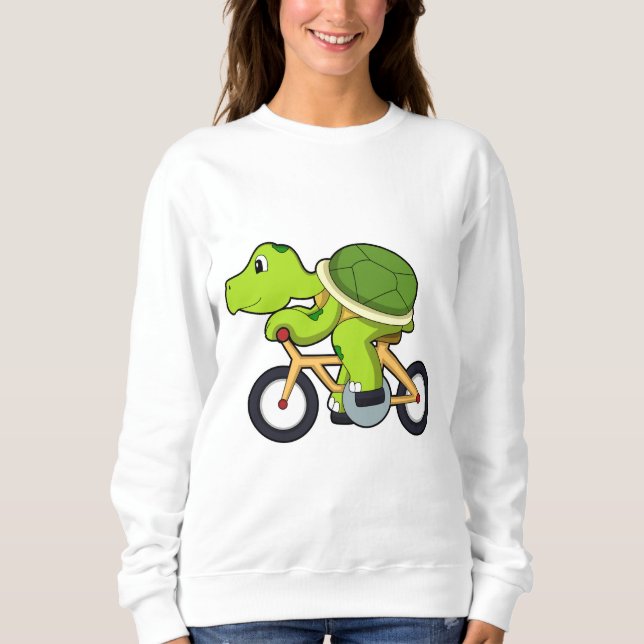 Sweatshirt Tortue avec vélo.PNG (Devant)