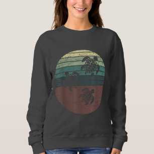 Sweatshirt Tortue de mer rétro