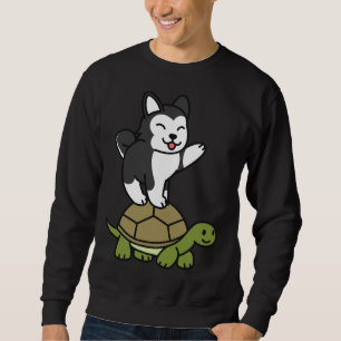 Sweatshirt Tortue Husky Riding