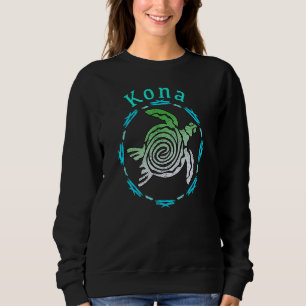 Sweatshirt Tortue Vintage de Kona Hawaii