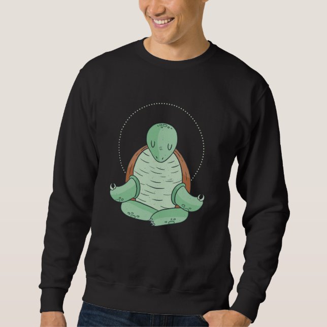 Sweatshirt Tortue yoga (Devant)