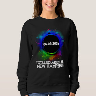 Sweatshirt Total Solar Eclipse New Hampshire 2024 Totality Co