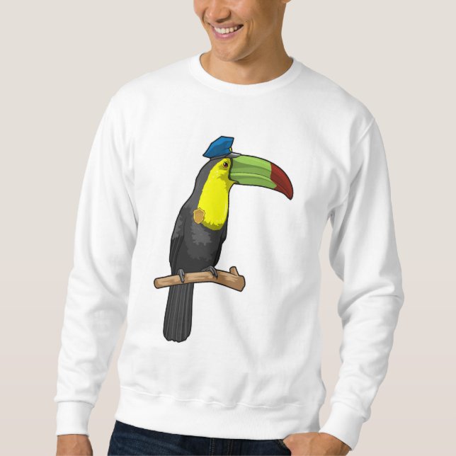 Sweatshirt Toucan en tant que policier (Devant)