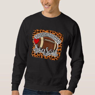 Sweatshirt Touchdown Season Cute Mom Life Football Game Day C