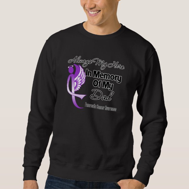 Sweatshirt Toujours mon héros dans le papa de mémoire - (Devant)