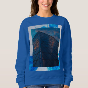 Sweatshirt Tour Bleue - Manche longue femme