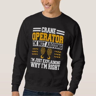 Sweatshirt Tour de construction de l'équipement lourd de l'ex