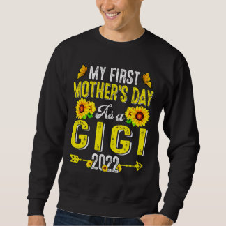 Sweatshirt Tournesol Ma première fête des mères en tant que g