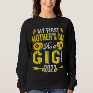 Sweatshirt Tournesol Ma première fête des mères en tant que g