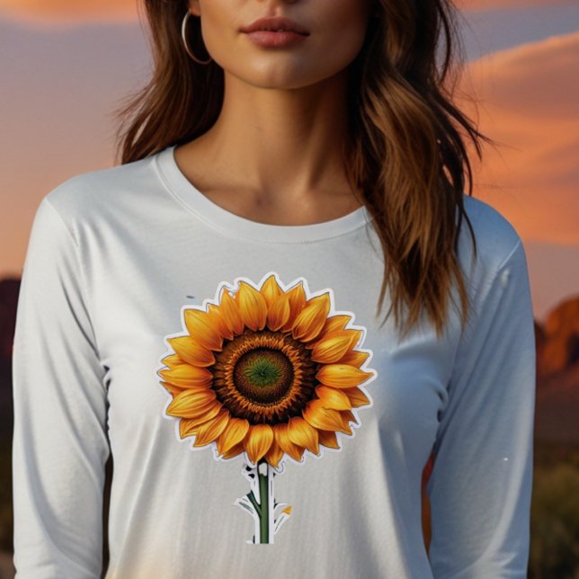 Sweatshirt Tournesol | Sweat-shirt pour femmes (Créateur téléchargé)