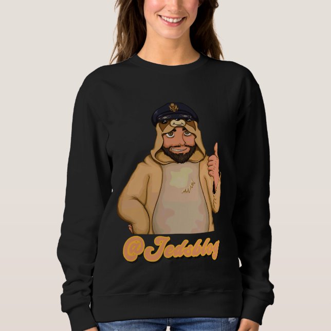 Sweatshirt Tous Saluer Le Sloth Capitaine (Devant)