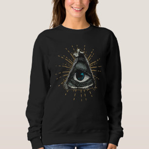 Sweatshirt Tout Voir Oeil Mystique sorcière de cuisine