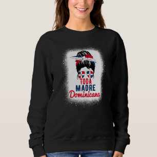 Sweatshirt Toutes les mères drapeau dominicain République dom