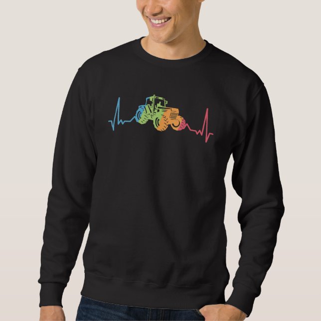 Sweatshirt Tracteur S Tracteur Heartbeat Farmer (Devant)