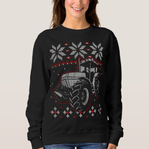 Sweatshirt Tractor Lover Ugly Christmas Sweater Farmer Farmin