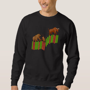 Sweatshirt Trading Stock Marché Trader Bull Vs Bear I