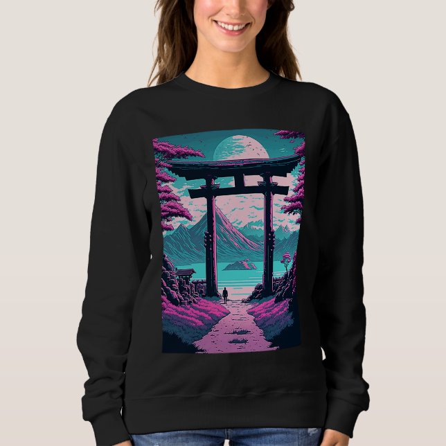 Sweatshirt Traditional Shrine Japan (Devant)
