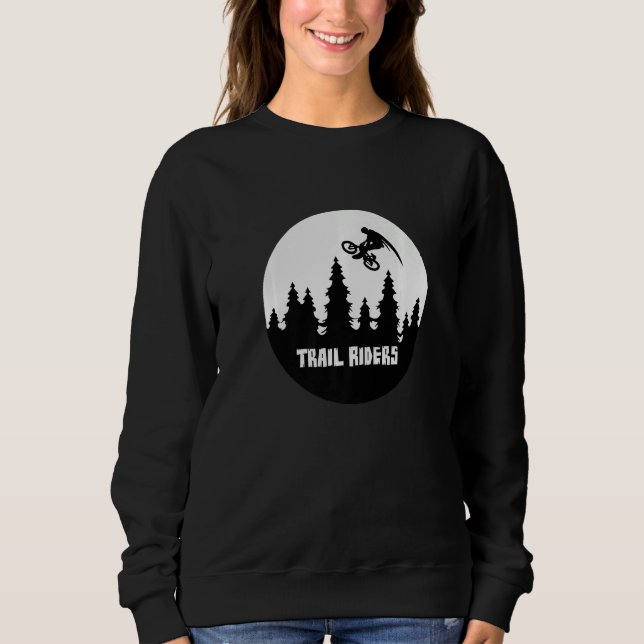 Sweatshirt Trail Riders Biking Bicycle BMX Stunt Dirt Bike Pr (Devant)