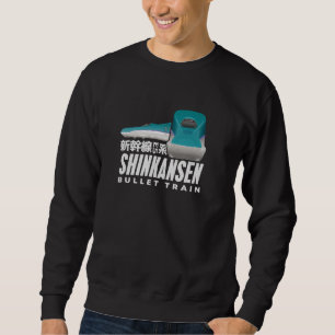 Sweatshirt Train à balles Shinkansen japonais Kanji japonais