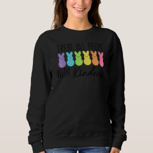 Sweatshirt Traitez Tous Les Bunnies Avec Kindness Smart Ensei