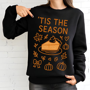 Sweatshirt Tranche à secteurs citrouille   Chute de Thanksgiv