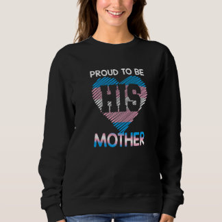 Sweatshirt Trans Maman Trans Fierté Drapeau Transgenre Mère L