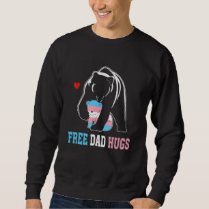 Sweatshirt Trans Papa Ours Papa Libre Ennuis Arc-en-ciel Tran