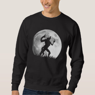 Sweatshirt Transformation dans un loup-garou à la Pleine lun