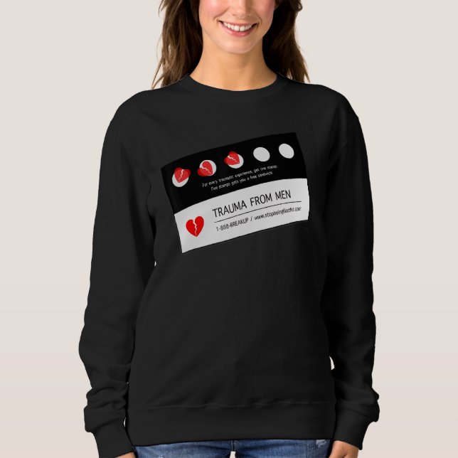 Sweatshirt Traumas Hommes Femmes (Devant)