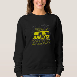 Sweatshirt Travail Cool Galaxy Analyste informatique