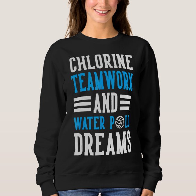 Sweatshirt Travail D'Équipe De Chlorine Et Rêves De Polo D'Ea (Devant)
