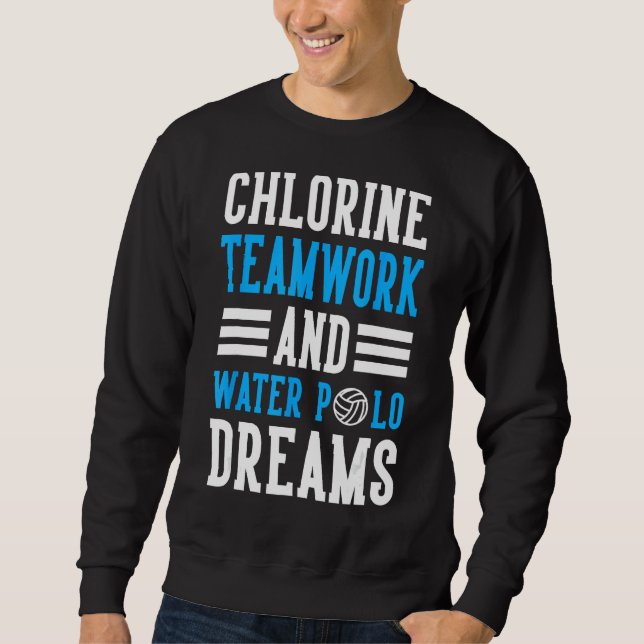 Sweatshirt Travail D'Équipe De Chlorine Et Rêves De Polo D'Ea (Devant)