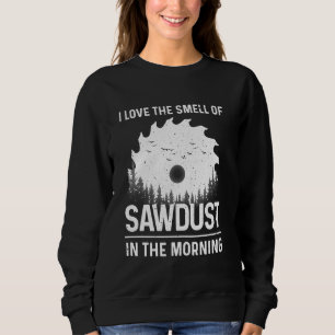 Sweatshirt Travail Drôle Du Bois Pour Hommes Femmes Travaille