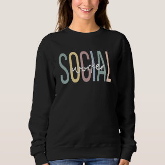 Sweatshirt Travailleur Social Fier Bohème Travailleur Social