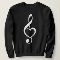 Treble Clef Heart Music Note