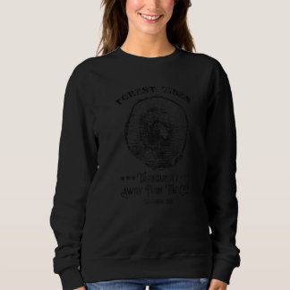 Sweatshirt Tree Rings Camping Forest Vibes Outdoors  