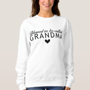 Sweatshirt Très béni, appelé l'art du mot grand-mère