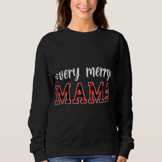 Sweatshirt très joyeux maman, Joyeux pyjamas de famille de No